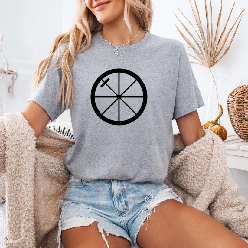 Bicycle Wheel Silhouette T-Shirt