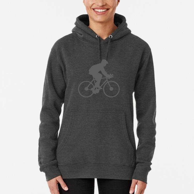 Child Backpack Cyclist Silhouette Hoodie