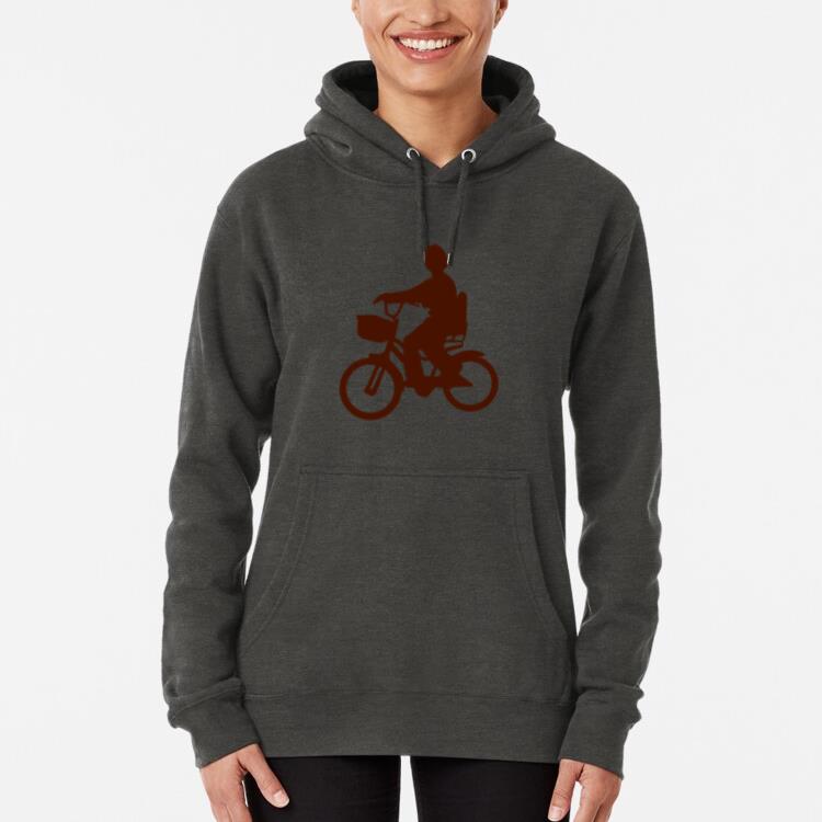 Child Riding Bicycle Hoodie