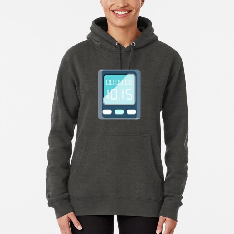 Cycling Watch Icon Hoodie