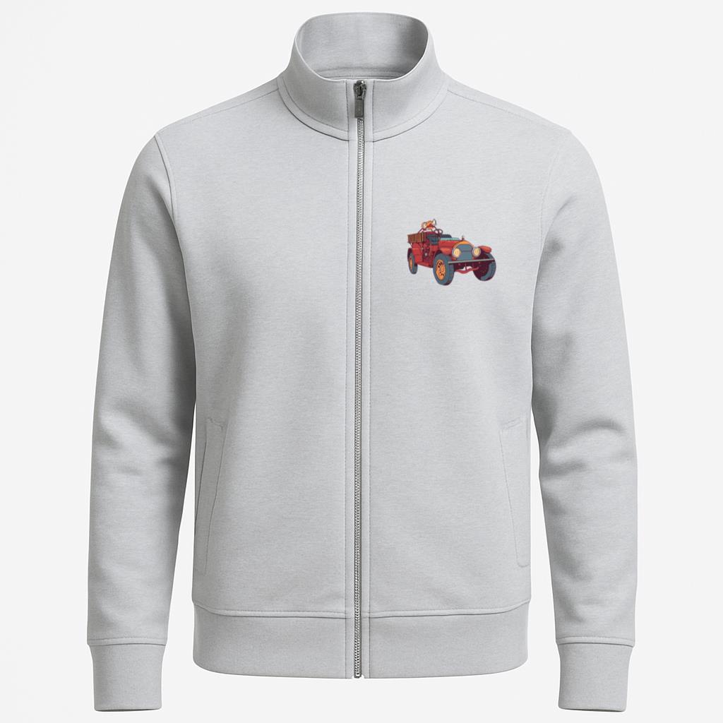 Old Fire Engine Colorful Illustration Jacket