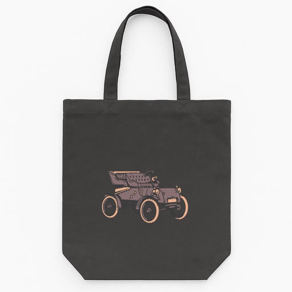 Turn Of The Century Car Tote Canvas Bag
